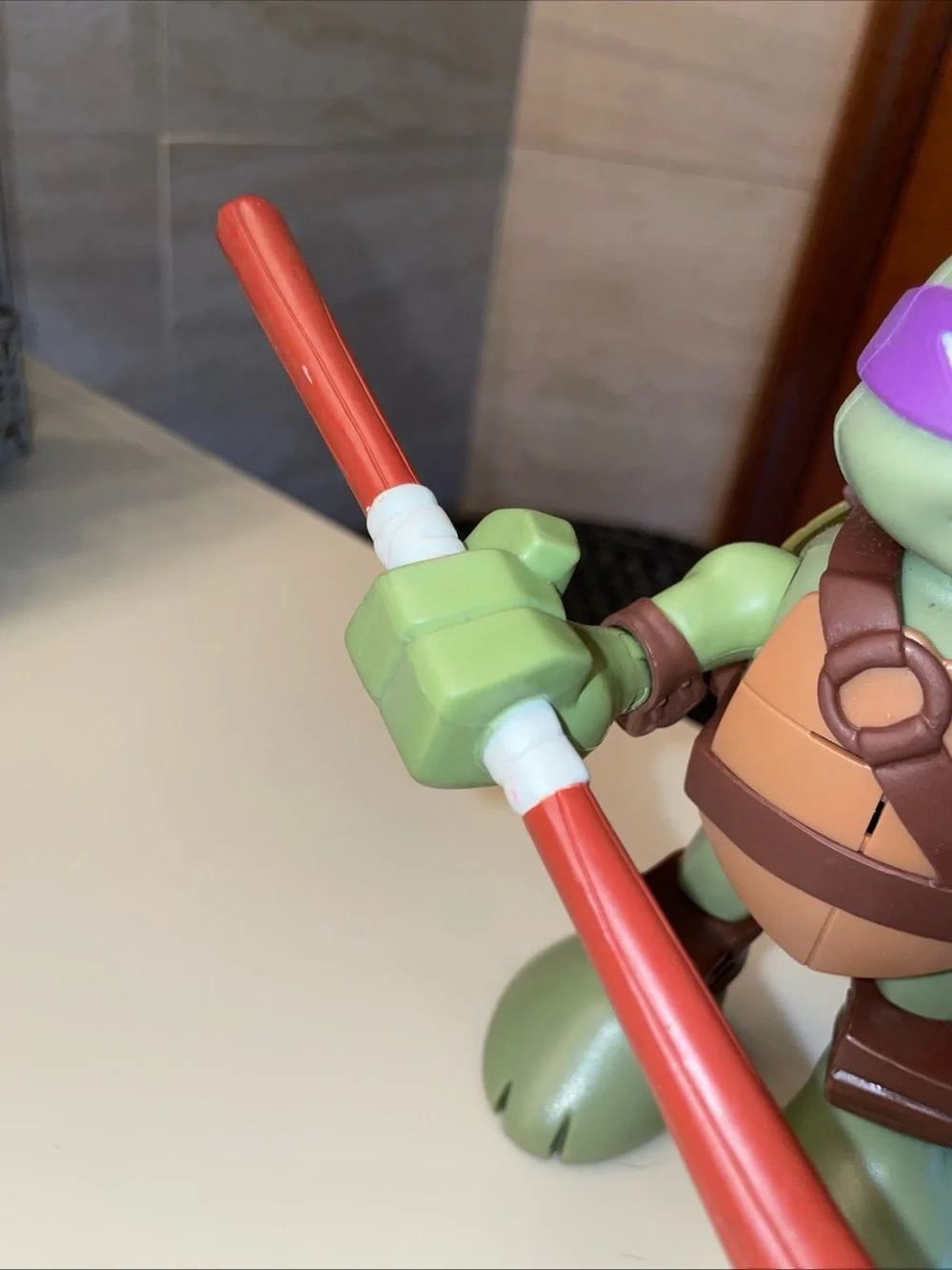 Teenage Mutant Ninja Turtles Talking Donatello Action Figure 2014 - Works!!